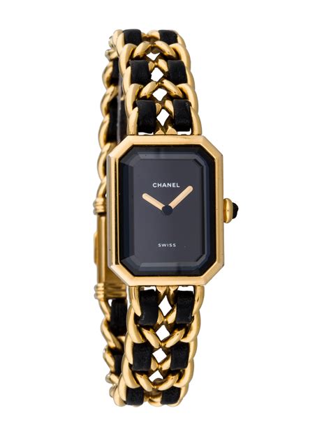 chanel man watch|Chanel watch black and gold.